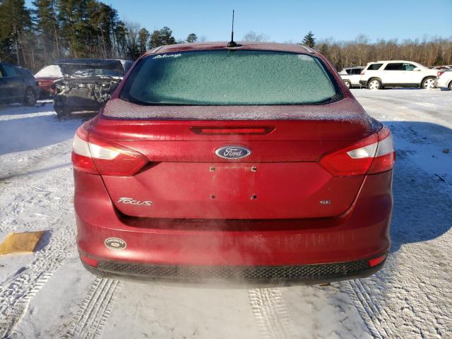 1FADP3F25EL358746 - 2014 FORD FOCUS SE BURGUNDY photo 6