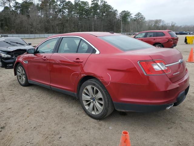 1FAHP2FW5AG123474 - 2010 FORD TAURUS LIMITED RED photo 2