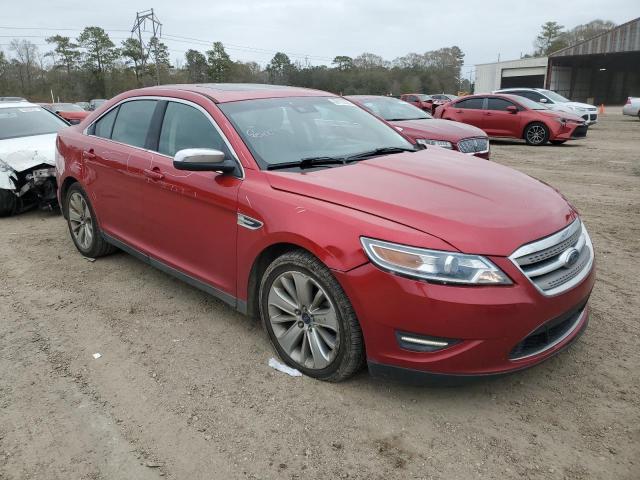 1FAHP2FW5AG123474 - 2010 FORD TAURUS LIMITED RED photo 4