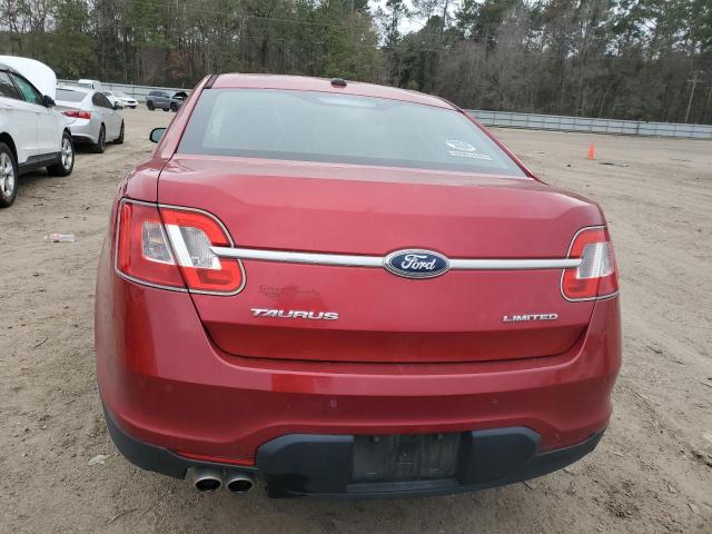 1FAHP2FW5AG123474 - 2010 FORD TAURUS LIMITED RED photo 6