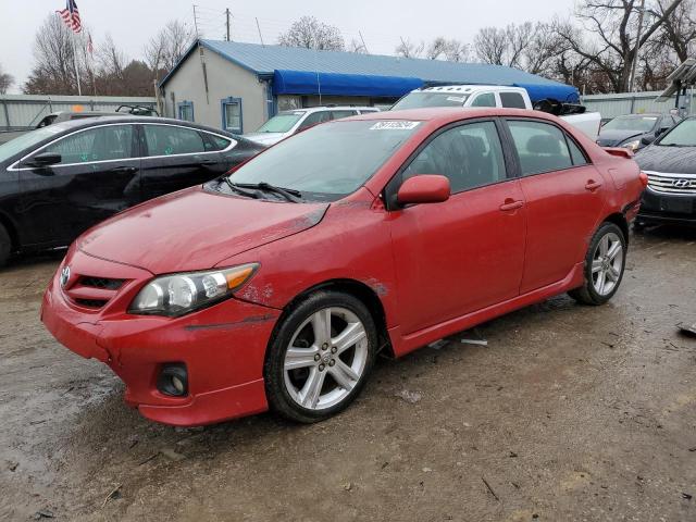 2T1BU4EE2DC957539 - 2013 TOYOTA COROLLA BASE RED photo 1