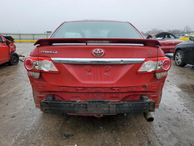 2T1BU4EE2DC957539 - 2013 TOYOTA COROLLA BASE RED photo 6