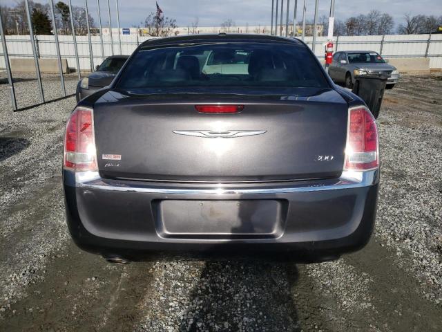 2C3CCARG3EH276531 - 2014 CHRYSLER 300 GRAY photo 6