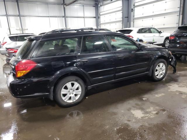 4S4BP61C057365093 - 2005 SUBARU LEGACY OUTBACK 2.5I BLACK photo 3