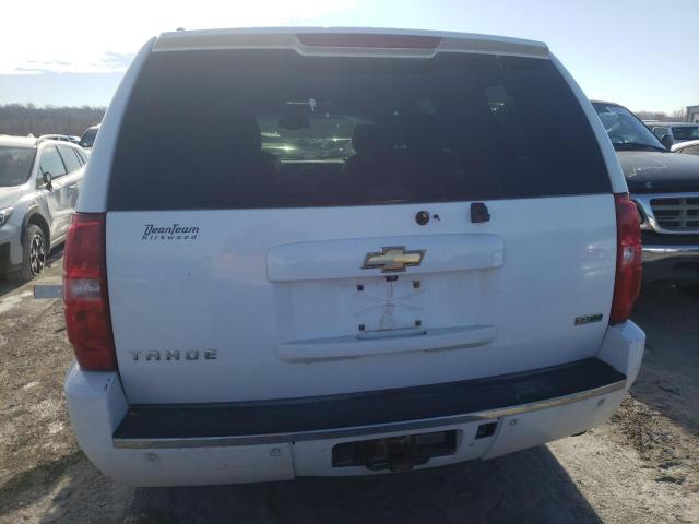 1GNUKCE05AR228568 - 2010 CHEVROLET TAHOE K1500 LTZ WHITE photo 6