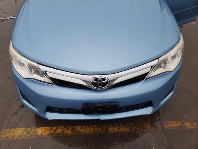 4T1BF1FK9CU513567 - 2012 TOYOTA CAMRY BASE TURQUOISE photo 11