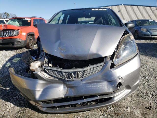 JHMGE88259C002177 - 2009 HONDA FIT SILVER photo 5