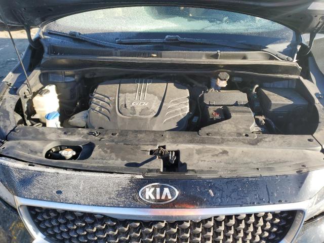 KNDME5C12F6035911 - 2015 KIA SEDONA SXL BLACK photo 12