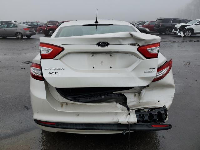 3FA6P0HD5ER311014 - 2014 FORD FUSION SE WHITE photo 6