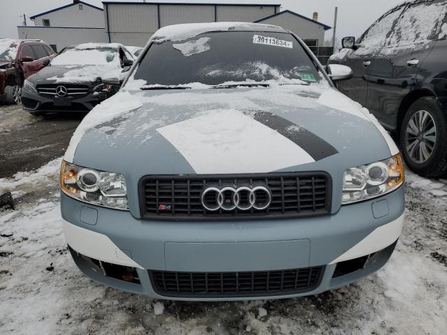 WAUPL68E54A070678 - 2004 AUDI S4 BLUE photo 5