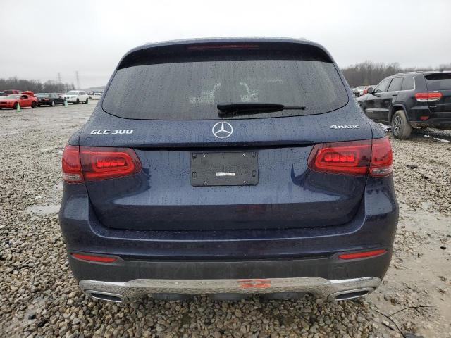 W1N0G8EB4NG036706 - 2022 MERCEDES-BENZ GLC 300 4MATIC BLUE photo 6