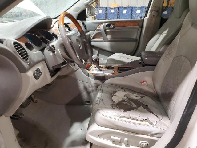 5GAKRBED7BJ115764 - 2011 BUICK ENCLAVE CXL WHITE photo 7