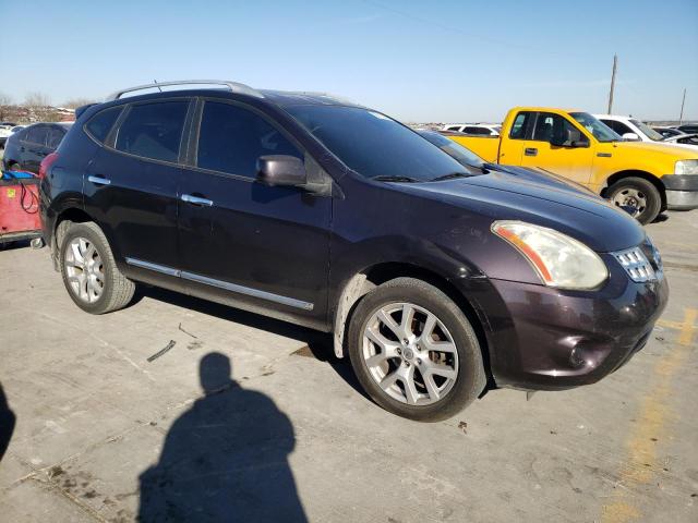 JN8AS5MT4DW533122 - 2013 NISSAN ROGUE S BURGUNDY photo 4