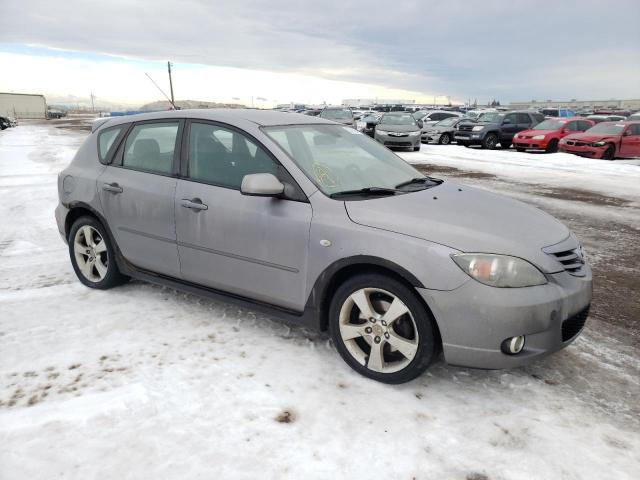 JM1BK143151286570 - 2005 MAZDA 3 HATCHBACK GRAY photo 4