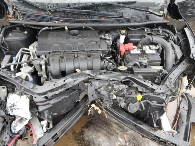 3N1AB7AP1KY313217 - 2019 NISSAN SENTRA S BLACK photo 11