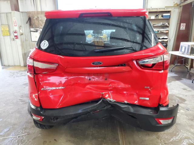 MAJ3S2GE4LC353726 - 2020 FORD ECOSPORT SE RED photo 6