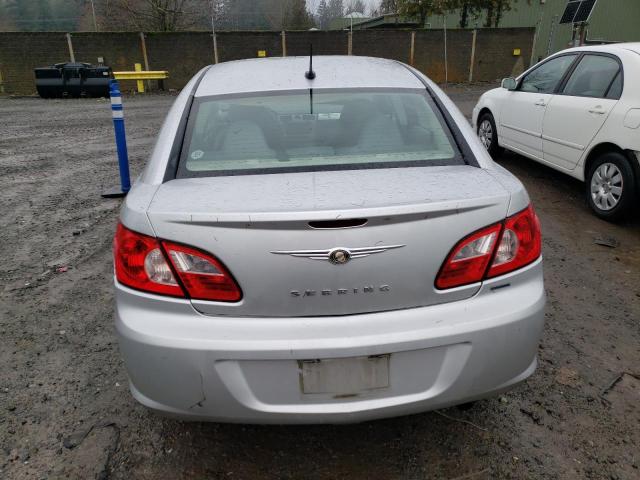 1C3LC56K88N128676 - 2008 CHRYSLER SEBRING TOURING SILVER photo 6