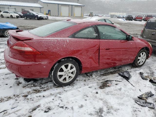 1HGCM82615A004904 - 2005 HONDA ACCORD EX BURGUNDY photo 3