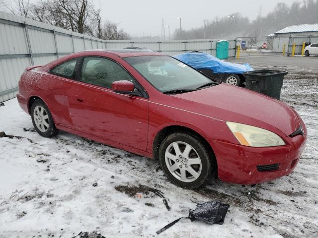 1HGCM82615A004904 - 2005 HONDA ACCORD EX BURGUNDY photo 4