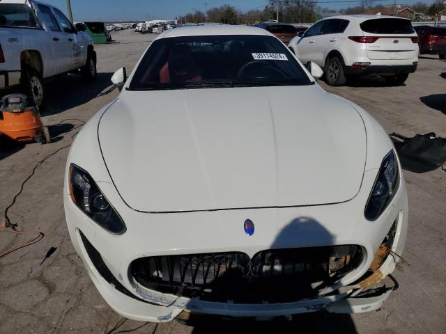 ZAM45VLA0G0175813 - 2016 MASERATI GRANTURISM S WHITE photo 5