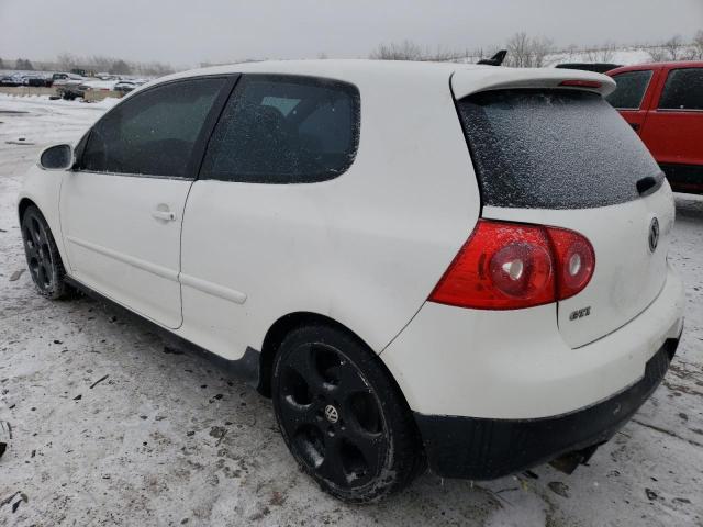 WVWEV71K97W137462 - 2007 VOLKSWAGEN NEW GTI WHITE photo 2