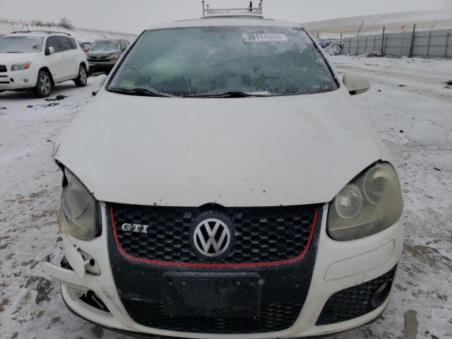 WVWEV71K97W137462 - 2007 VOLKSWAGEN NEW GTI WHITE photo 5