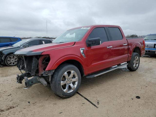 1FTFW1E50MKD45851 - 2021 FORD F150 SUPERCREW RED photo 1