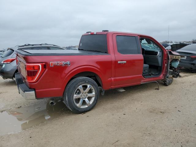 1FTFW1E50MKD45851 - 2021 FORD F150 SUPERCREW RED photo 3