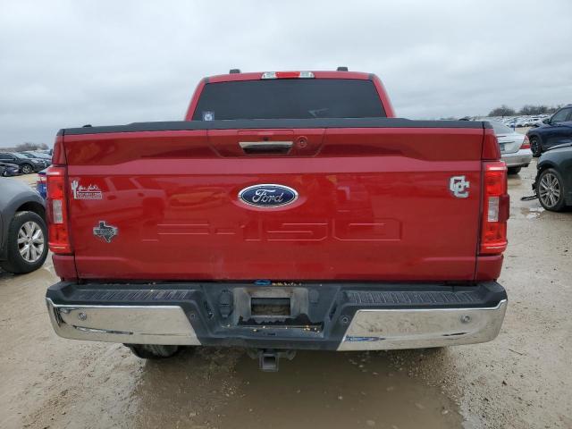 1FTFW1E50MKD45851 - 2021 FORD F150 SUPERCREW RED photo 6