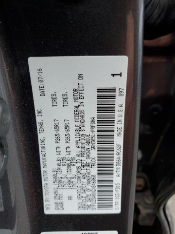 5TFCZ5ANXGX046060 - 2016 TOYOTA TACOMA DOUBLE CAB 灰色 照片 12