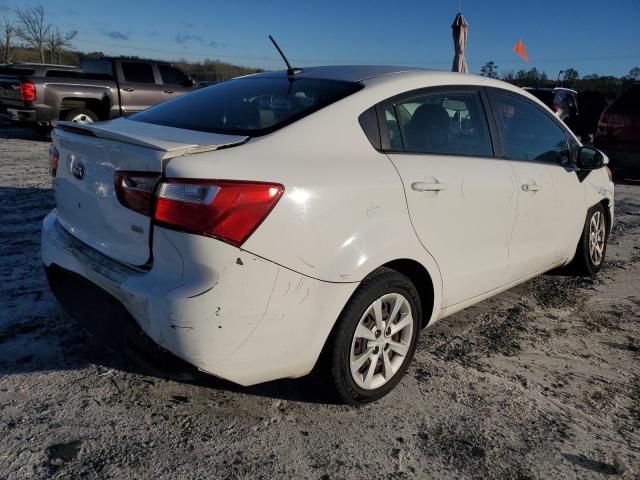 KNADM4A31D6306890 - 2013 KIA RIO LX WHITE photo 3