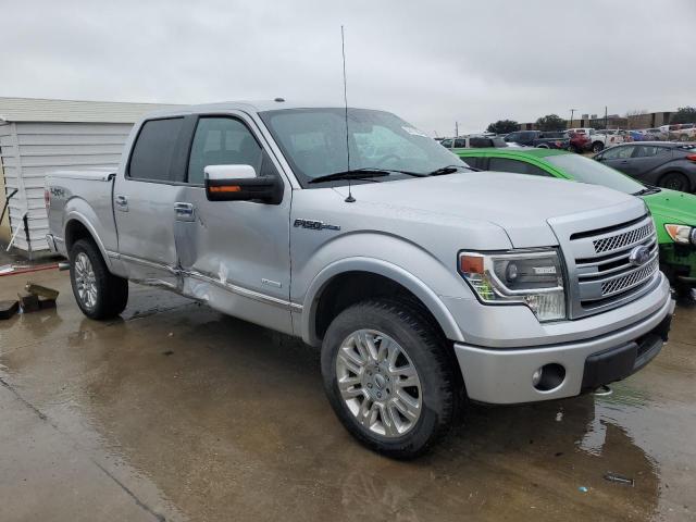 1FTFW1ET1EFB00730 - 2014 FORD F150 SUPERCREW SILVER photo 4