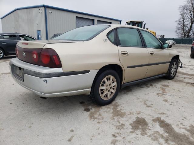 2G1WF52EX49182972 - 2004 CHEVROLET IMPALA TAN photo 3