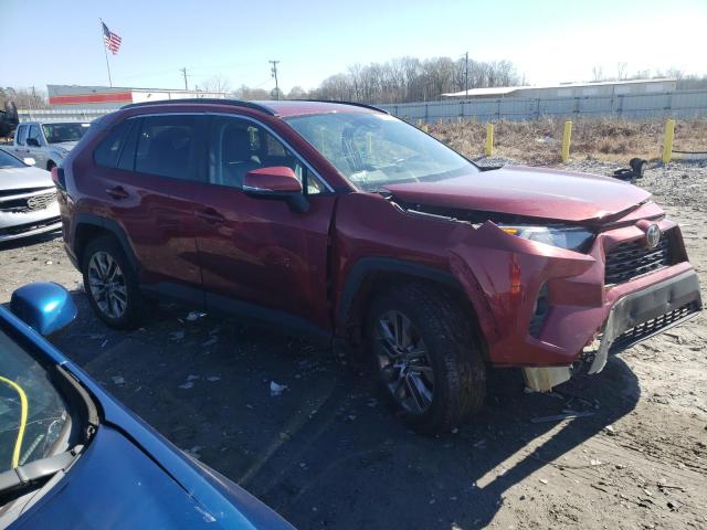 2T3C1RFV8LC053208 - 2020 TOYOTA RAV4 XLE PREMIUM RED photo 4