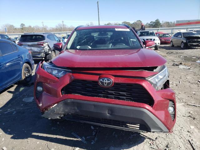 2T3C1RFV8LC053208 - 2020 TOYOTA RAV4 XLE PREMIUM RED photo 5