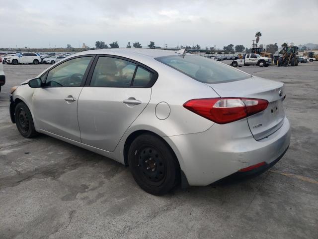 KNAFK4A62E5118458 - 2014 KIA FORTE LX SILVER photo 2