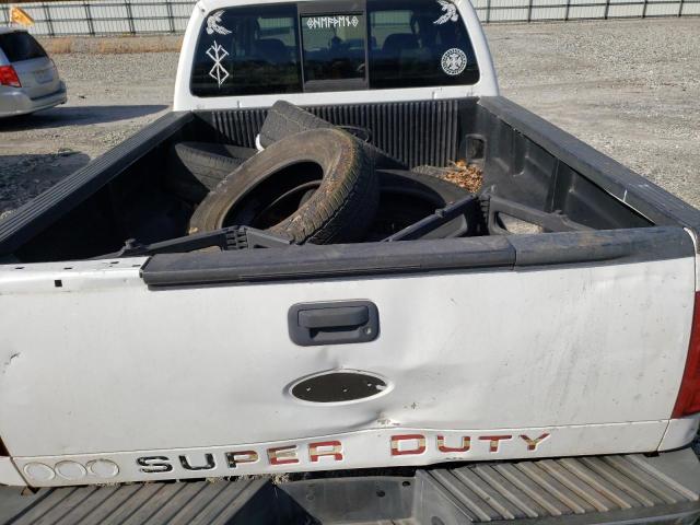 1FTSW21R68EB78543 - 2008 FORD F250 SUPER DUTY WHITE photo 10