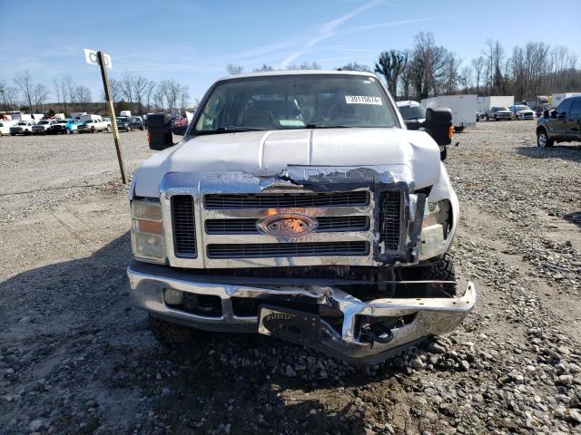 1FTSW21R68EB78543 - 2008 FORD F250 SUPER DUTY WHITE photo 5