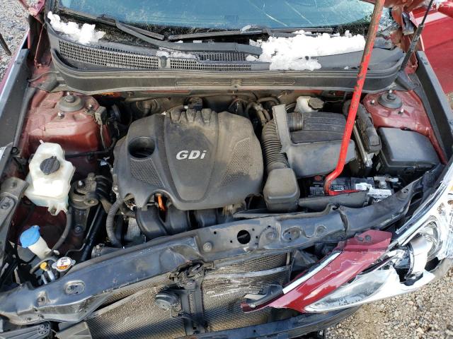 5NPEB4AC9EH890301 - 2014 HYUNDAI SONATA GLS RED photo 11