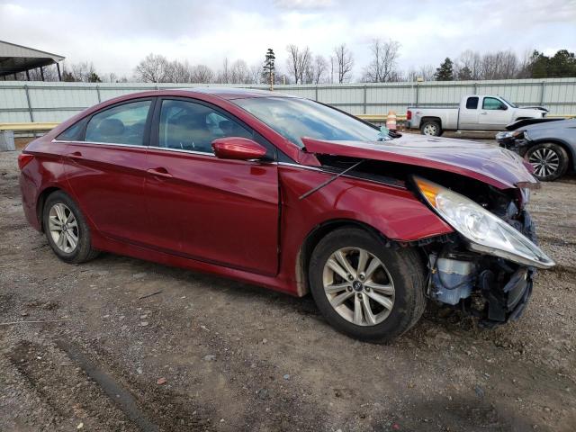 5NPEB4AC9EH890301 - 2014 HYUNDAI SONATA GLS RED photo 4