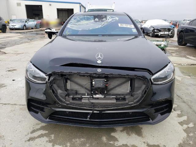 W1K6G7GB3NA143053 - 2022 MERCEDES-BENZ S 580 4MATIC BLACK photo 5