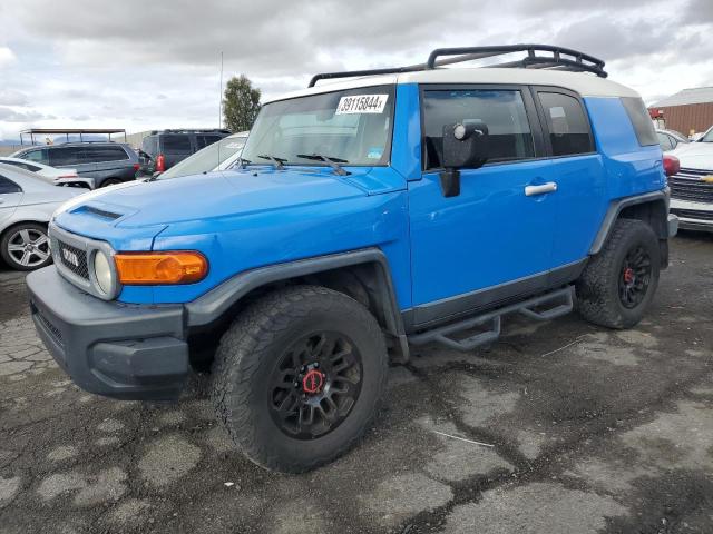 JTEZU11F270008109 - 2007 TOYOTA FJ CRUISER BLUE photo 1