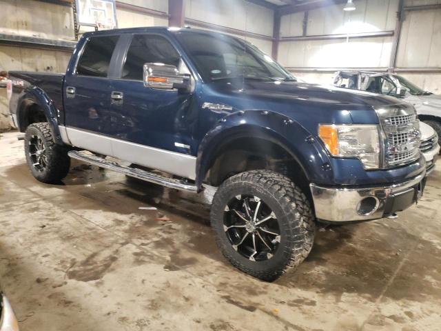 1FTFW1ET5DKD04355 - 2013 FORD F150 SUPERCREW BLUE photo 4