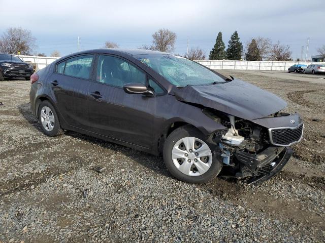 3KPFL4A75HE041814 - 2017 KIA FORTE LX GRAY photo 4