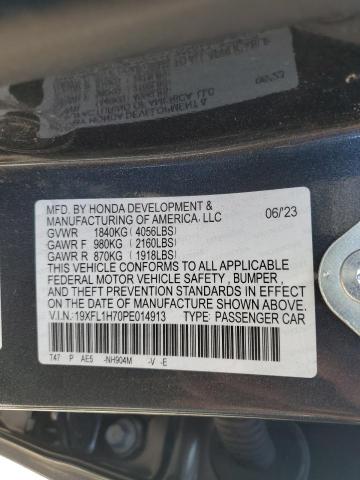 19XFL1H70PE014913 - 2023 HONDA CIVIC EXL Boz foto 12