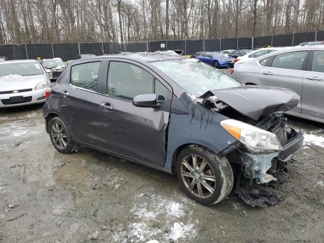 JTDKTUD33CD534585 - 2012 TOYOTA YARIS GRAY photo 4