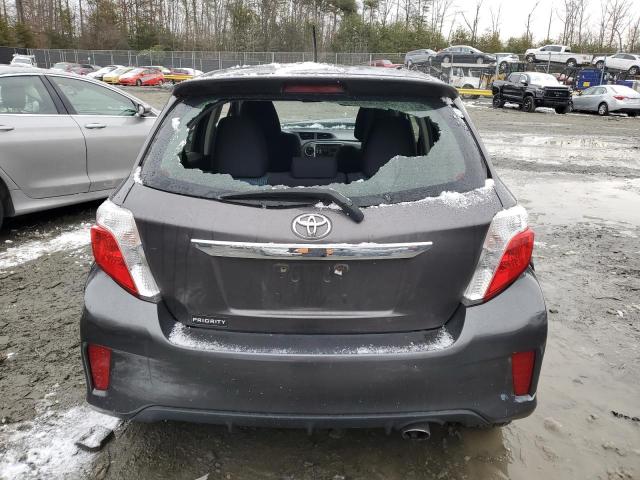 JTDKTUD33CD534585 - 2012 TOYOTA YARIS GRAY photo 6