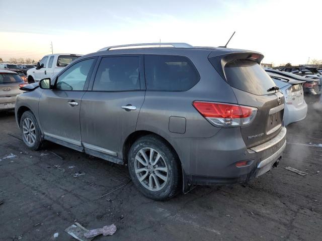 5N1AR2MM6EC725526 - 2014 NISSAN PATHFINDER S GRAY photo 2