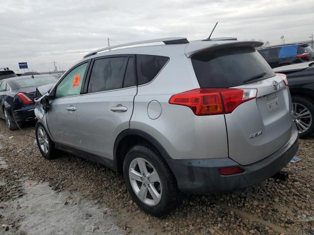 2T3WFREV5DW001177 - 2013 TOYOTA RAV4 XLE SILVER photo 2