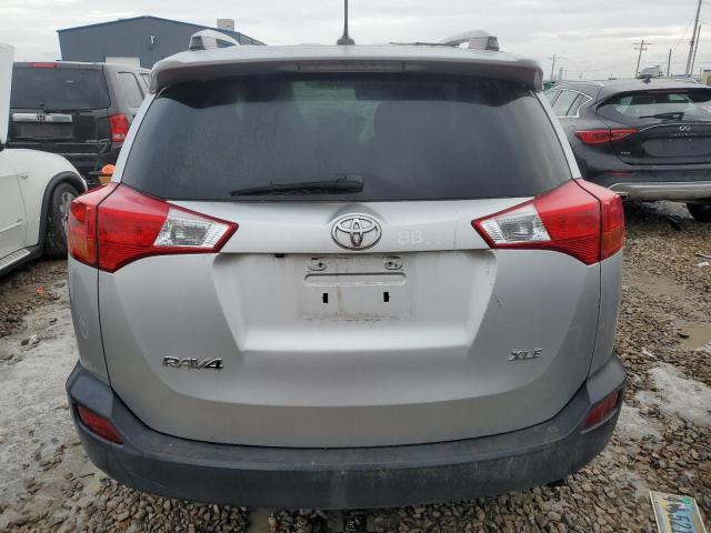 2T3WFREV5DW001177 - 2013 TOYOTA RAV4 XLE SILVER photo 6